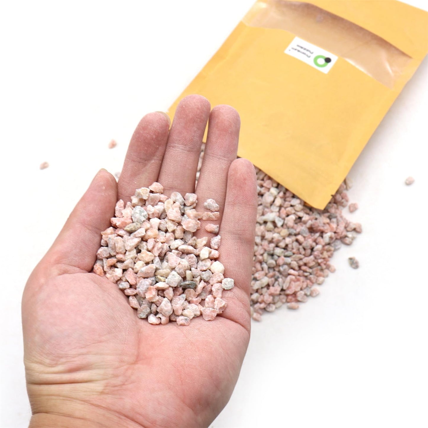 Premium Pebbles Coarse Sand. Pink Color. 1/8 Inch 10 lbs. for Potting Soil, Succulents, Pots, Plants, Gardening, Indoor, Crafting, Vase Fillers, Landscaping (X-Mini, COARSE Sand - Pink Crystal, 10)