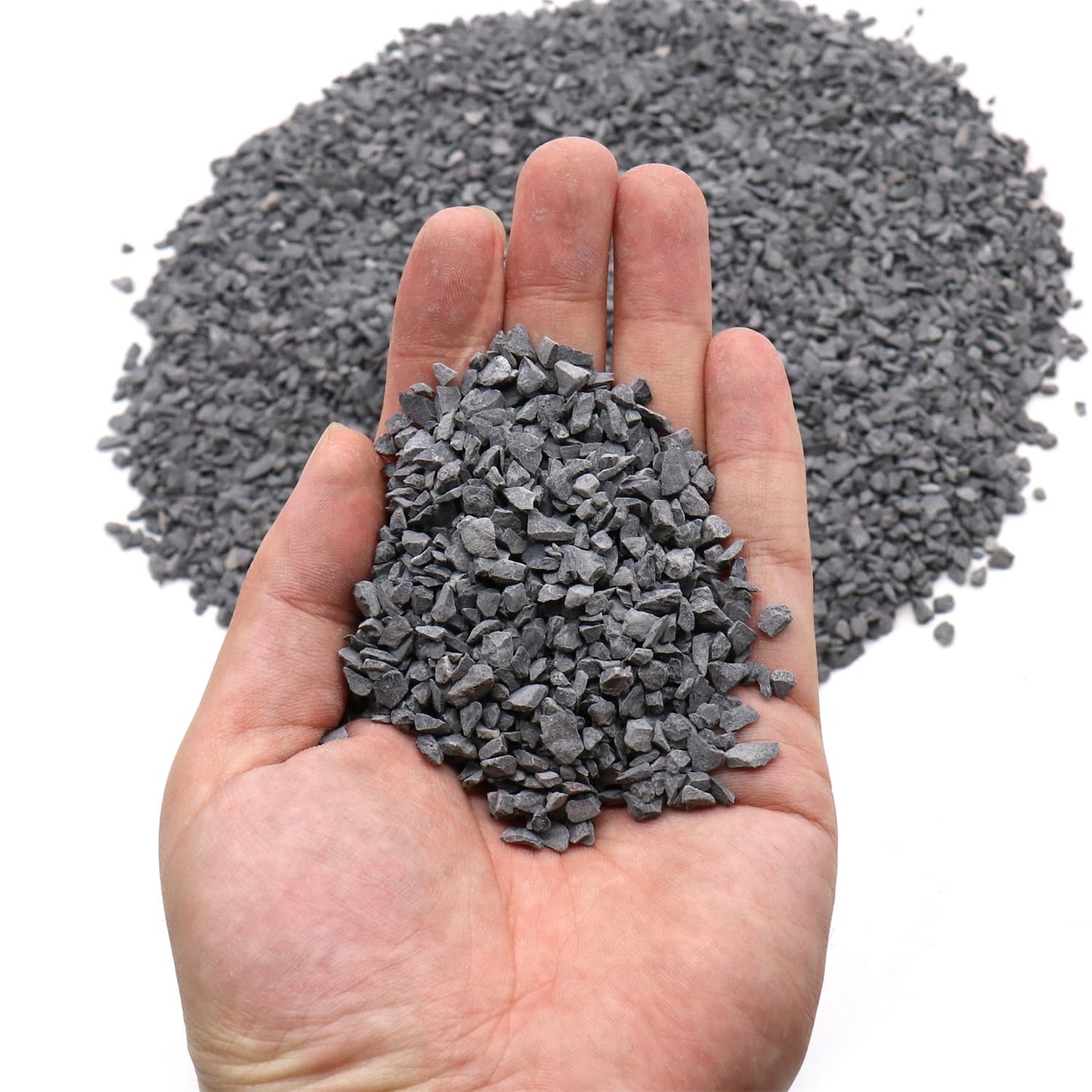 Premium Pebbles Coarse Sand. Black Color. 1/8 Inch 2 lbs. for Potting Soil, Succulents, Pots, Plants, Gardening, Indoor, Crafting, Vase Fillers, Landscaping (X-Mini, COARSE Sand - Black, 2)