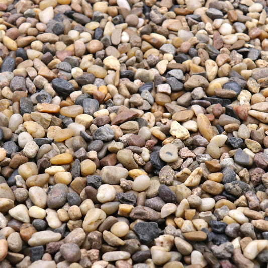 Premium Pebbles Rocks for Plants. Mixed Color Decorative Pebbles. 1/5 Inch 10 lbs. for Garden, Landscaping, Indoor, Vase fillers, Crafting, Succulents, pots, Plants (Mini, Mixed Color, 10)